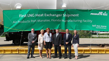 Air Products Celebrates the Rollout of the First LNG Heat Exchanger Unit at Its New Florida Manufacturing Facility