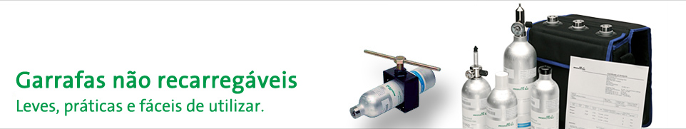 Non-refillable cylinders - light, convenient and easy to use. Your mixtures, everywhere with no hassle at all.