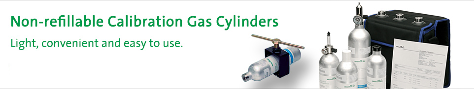 Non-refillable Calibration Gas Cylinders 